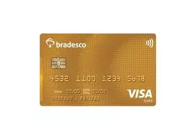 Cartão de Crédito Bradesco Visa Internacional Gold