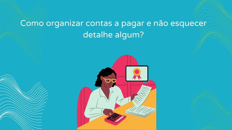 organizar contas a pagar