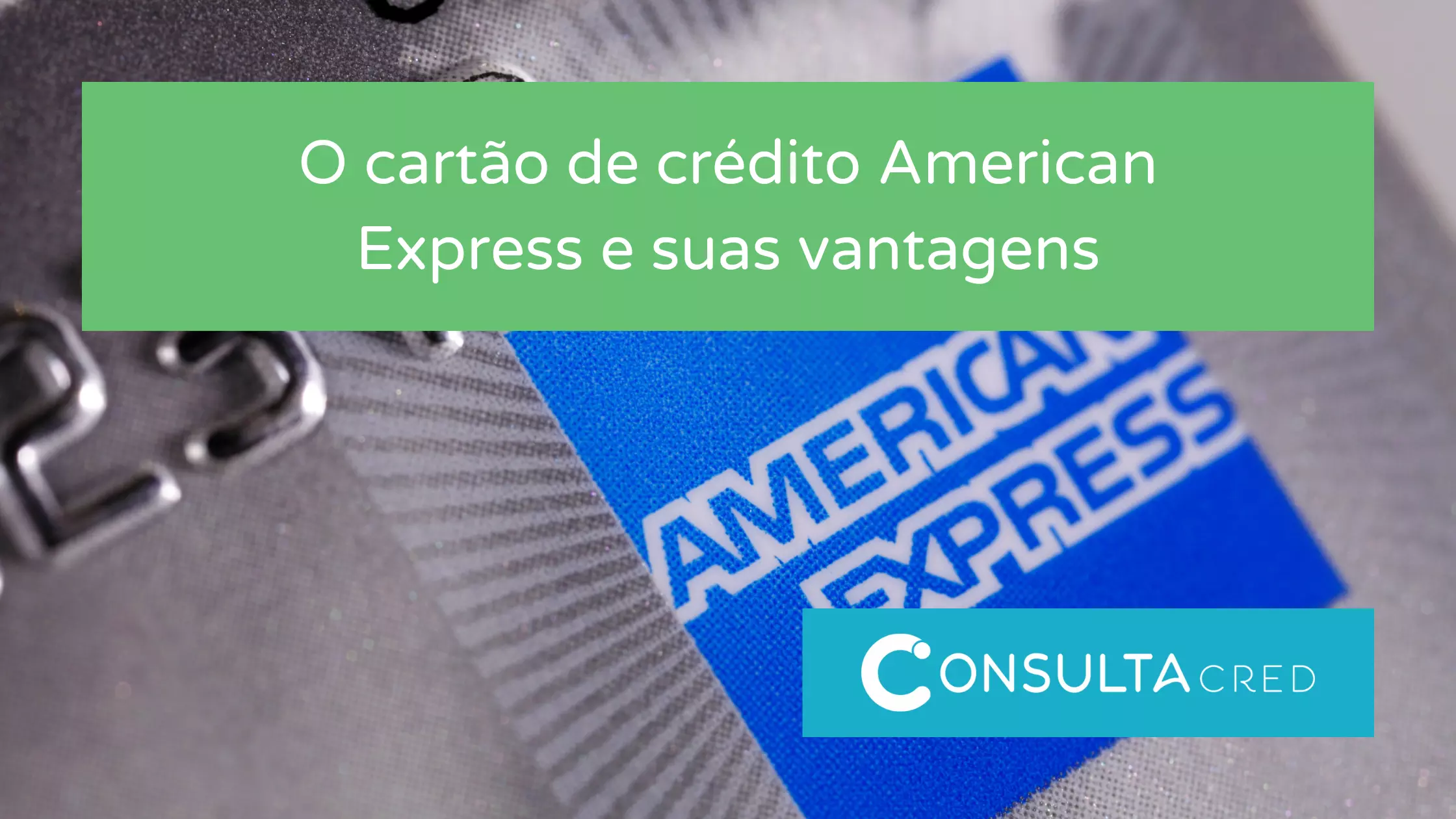 Cartão de crédito American Express