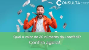 Qual o valor de 20 números da Lotofácil? Confira agora! 