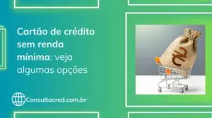 Cartão de crédito sem renda mínima: veja algumas opções 