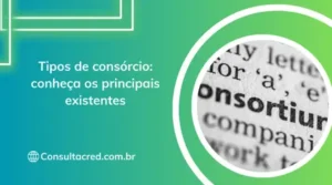 Tipos de consórcio: conheça os principais existentes